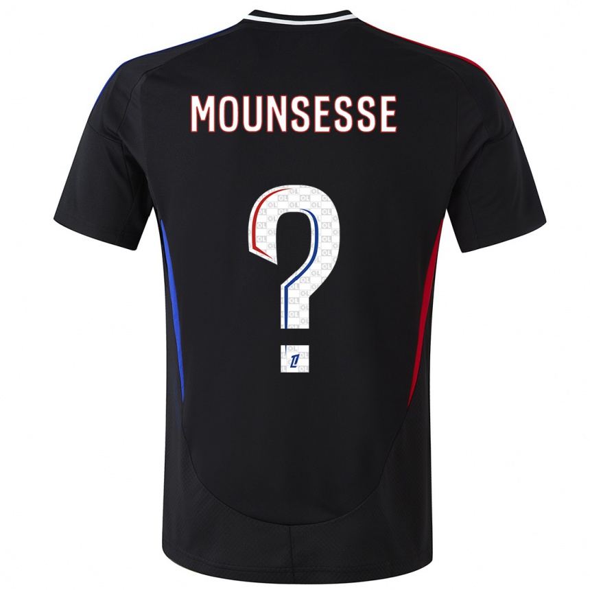 Niño Fútbol Camiseta Jeremy Mounsesse #0 Negro 2ª Equipación 2024/25 México