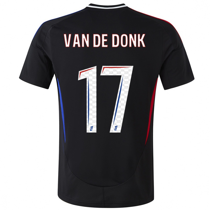 Niño Fútbol Camiseta Danielle Van De Donk #17 Negro 2ª Equipación 2024/25 México