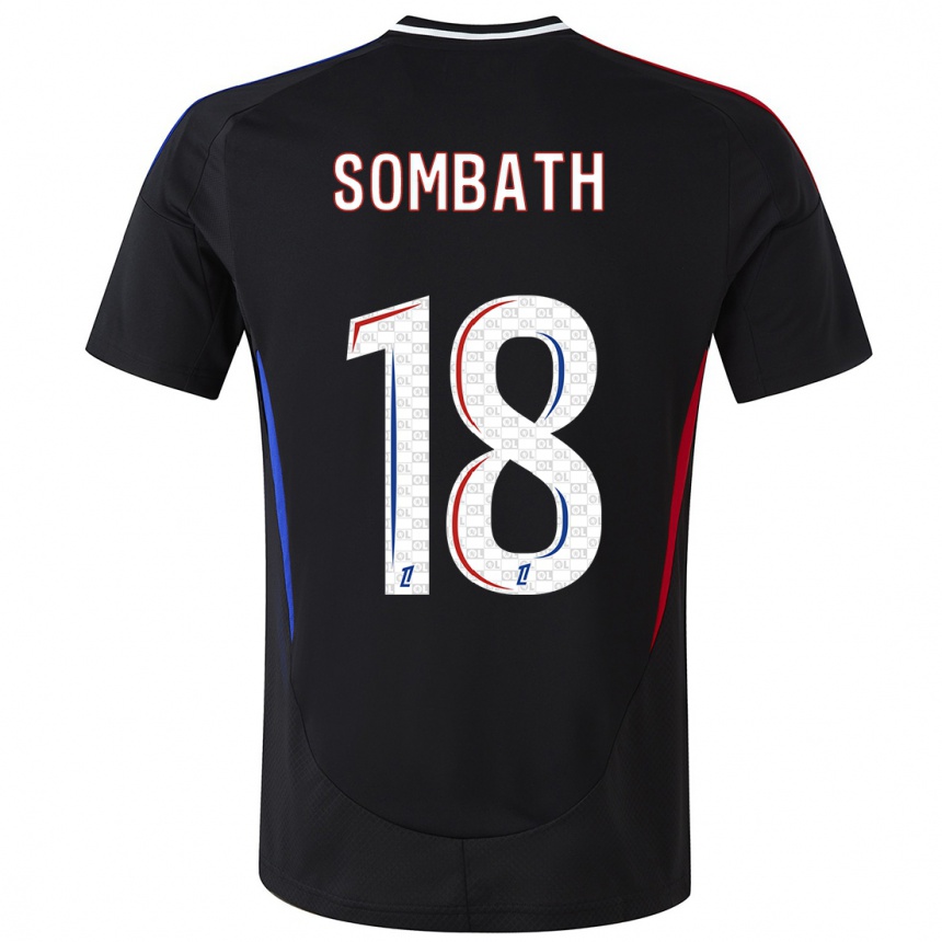 Niño Fútbol Camiseta Alice Sombath #18 Negro 2ª Equipación 2024/25 México