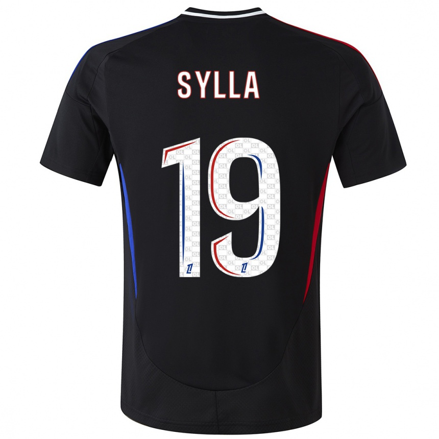 Niño Fútbol Camiseta Kysha Sylla #19 Negro 2ª Equipación 2024/25 México