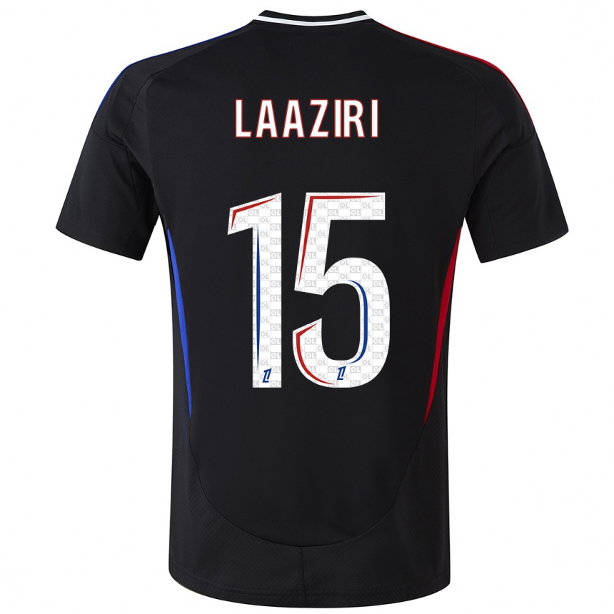 Niño Fútbol Camiseta Achraf Laaziri #15 Negro 2ª Equipación 2024/25 México