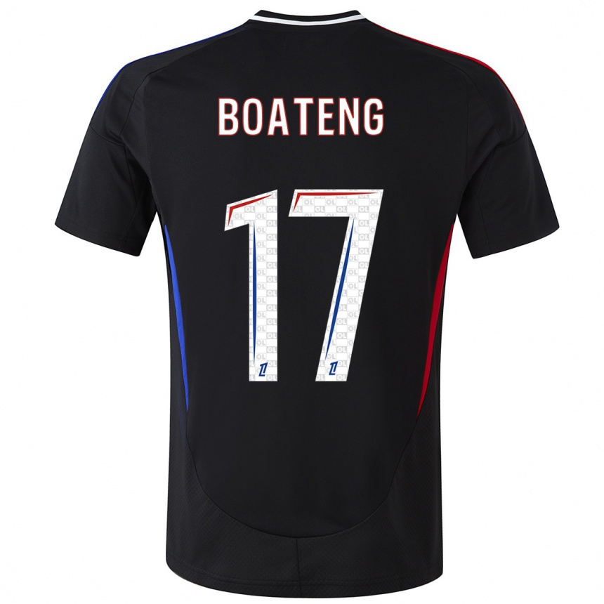 Niño Fútbol Camiseta Jerome Boateng #17 Negro 2ª Equipación 2024/25 México