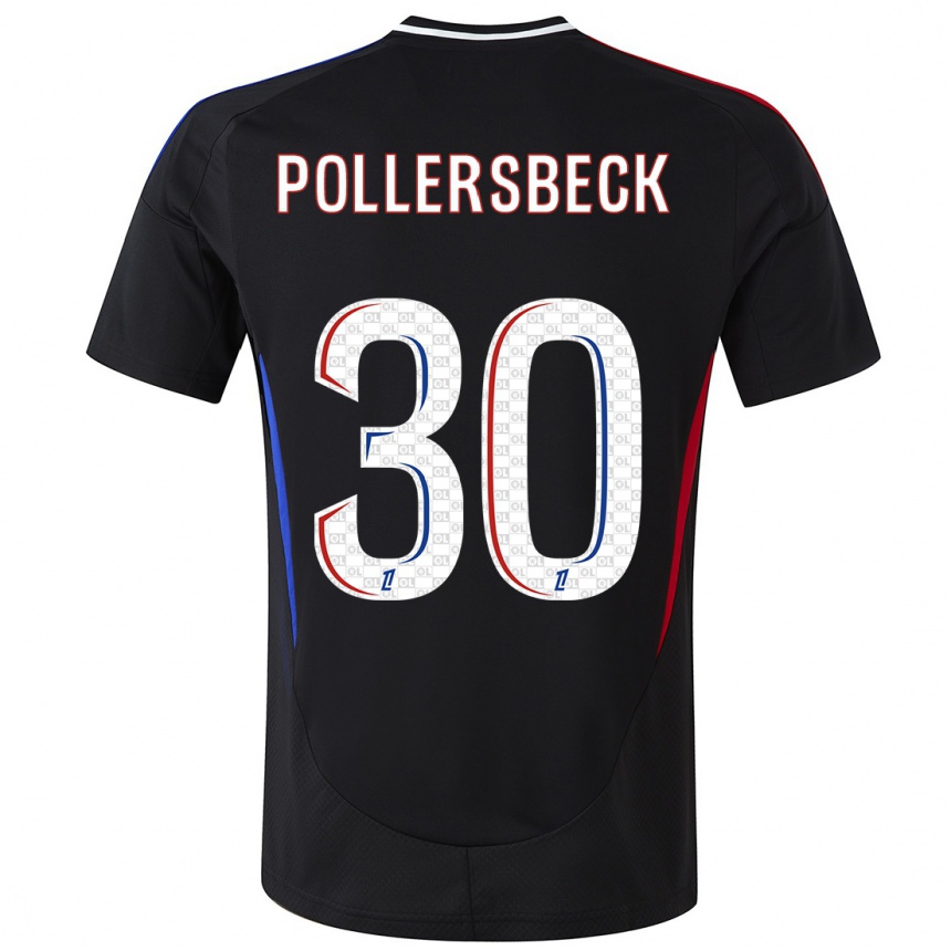 Niño Fútbol Camiseta Julian Pollersbeck #30 Negro 2ª Equipación 2024/25 México