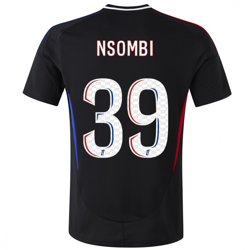 Niño Fútbol Camiseta Gael Nsombi #39 Negro 2ª Equipación 2024/25 México