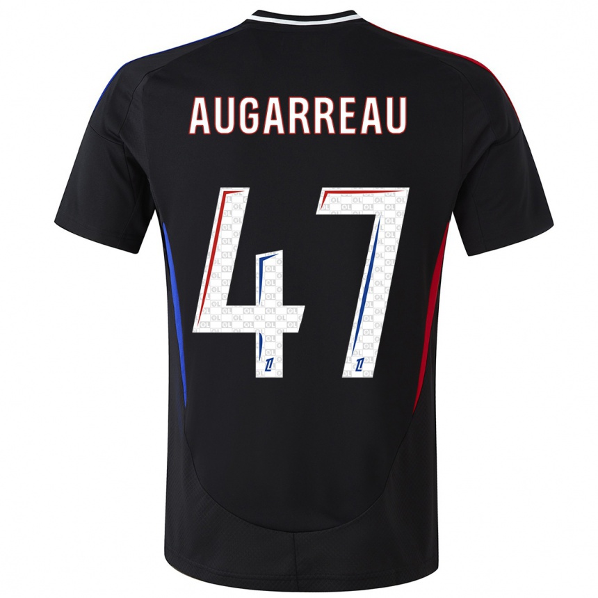 Niño Fútbol Camiseta Sofiane Augarreau #47 Negro 2ª Equipación 2024/25 México