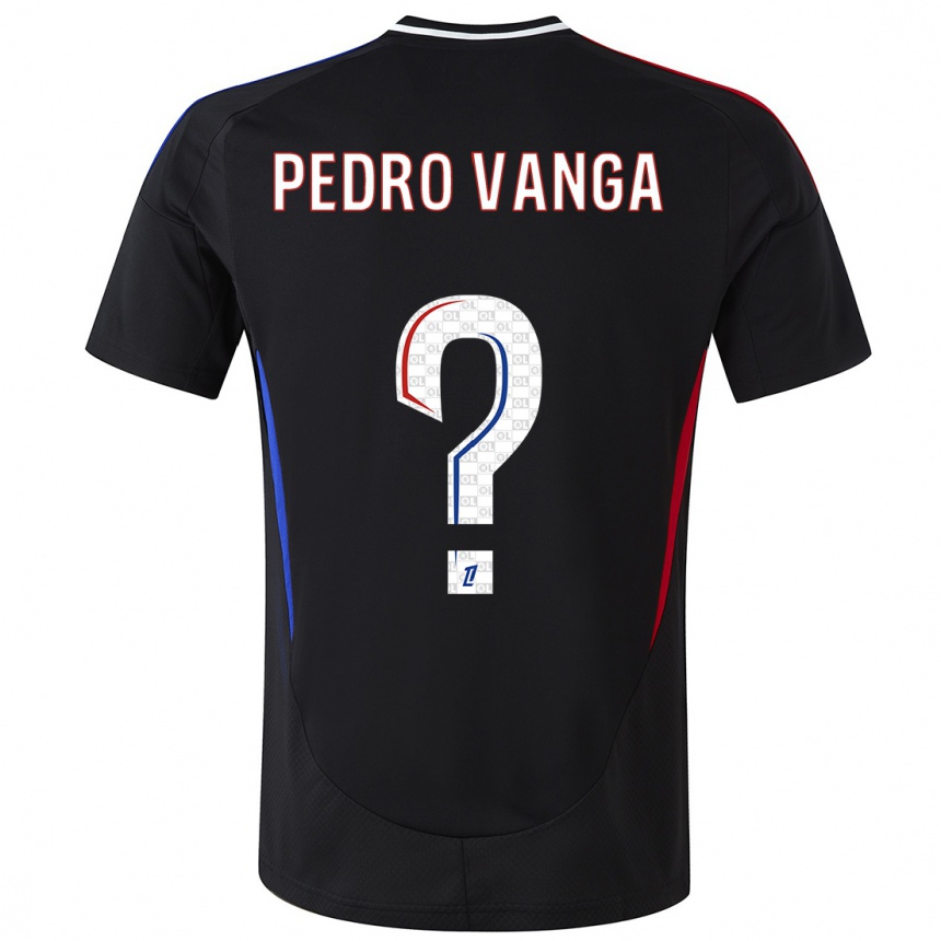 Niño Fútbol Camiseta Emerson Pedro Vanga #0 Negro 2ª Equipación 2024/25 México