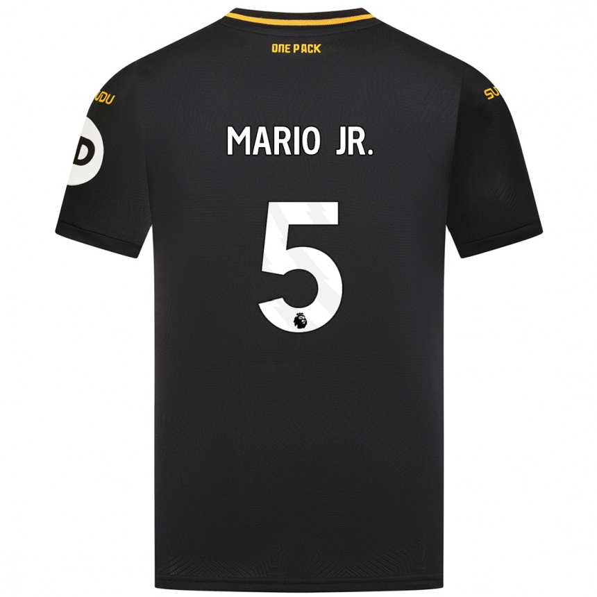 Niño Fútbol Camiseta Mario Lemina #5 Negro 2ª Equipación 2024/25 México