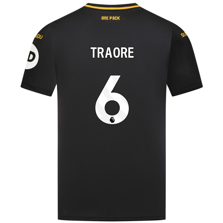 Niño Fútbol Camiseta Boubacar Traoré #6 Negro 2ª Equipación 2024/25 México