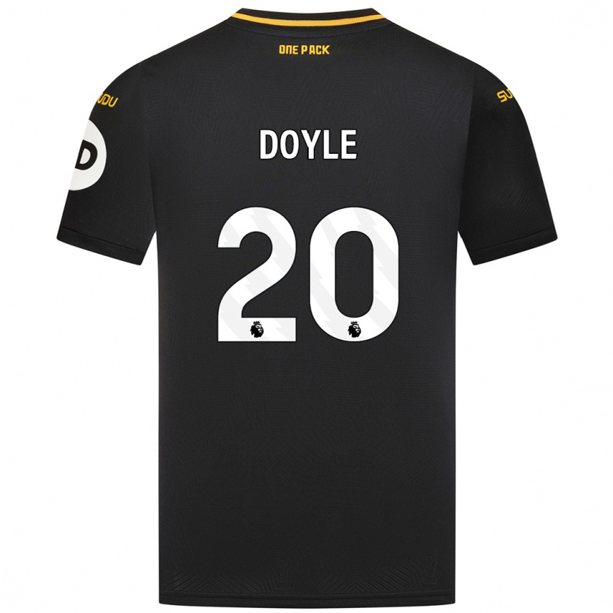 Niño Fútbol Camiseta Tommy Doyle #20 Negro 2ª Equipación 2024/25 México