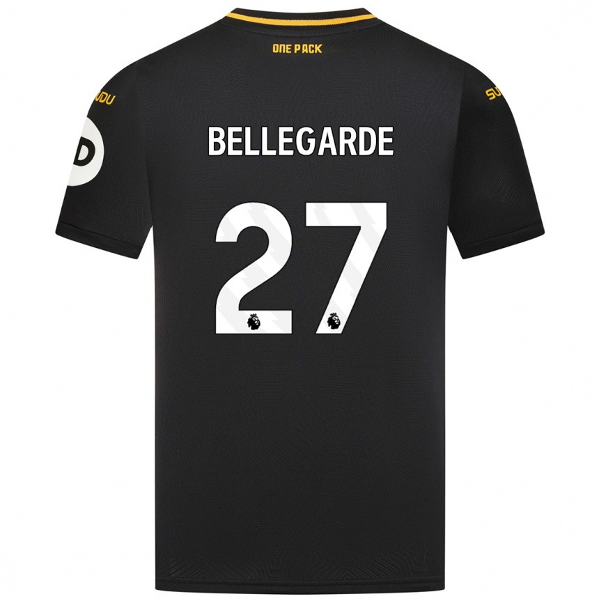 Niño Fútbol Camiseta Jean-Ricner Bellegarde #27 Negro 2ª Equipación 2024/25 México