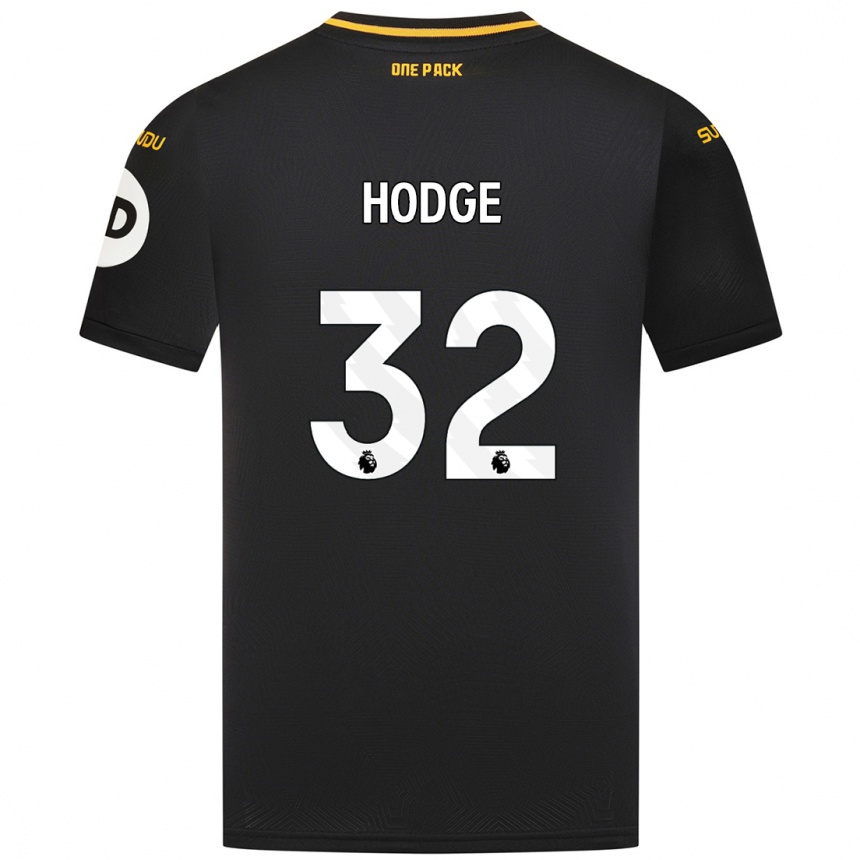 Niño Fútbol Camiseta Joe Hodge #32 Negro 2ª Equipación 2024/25 México