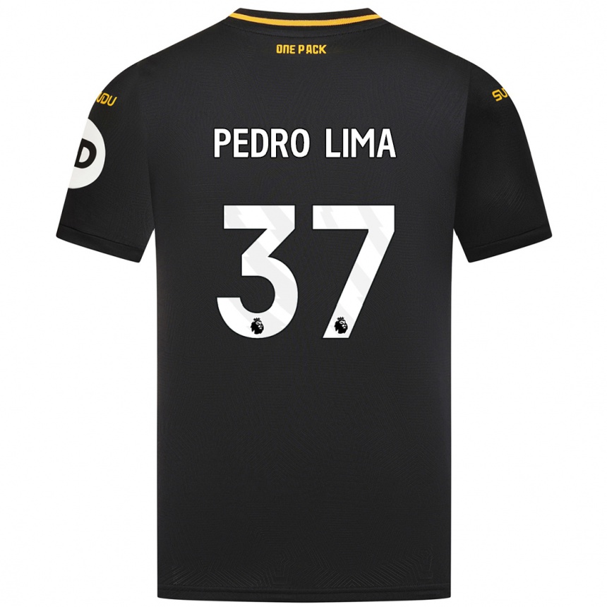 Niño Fútbol Camiseta Pedro Lima #37 Negro 2ª Equipación 2024/25 México