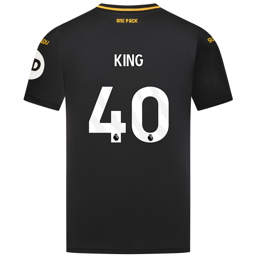 Niño Fútbol Camiseta Tom King #40 Negro 2ª Equipación 2024/25 México