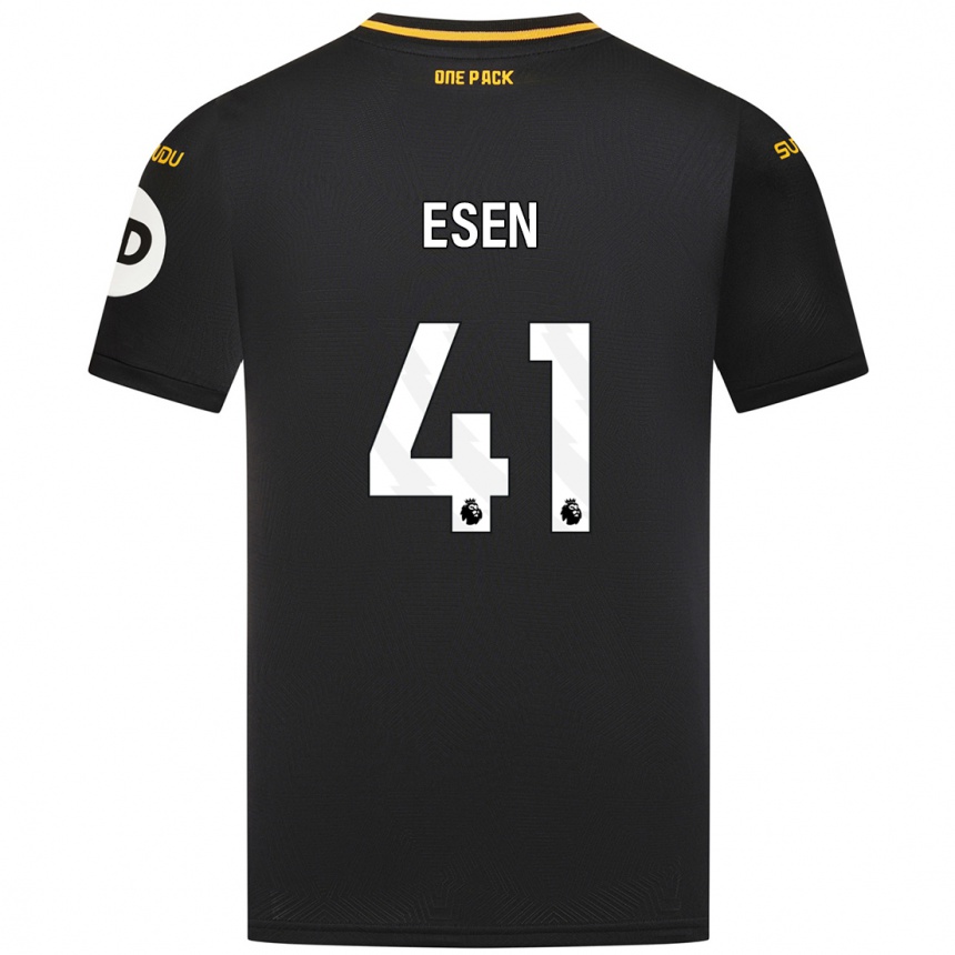 Niño Fútbol Camiseta Josh Esen #41 Negro 2ª Equipación 2024/25 México