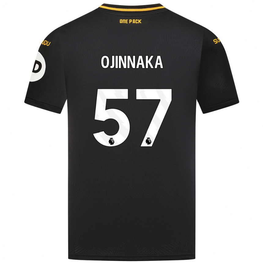 Niño Fútbol Camiseta Temple Ojinnaka #57 Negro 2ª Equipación 2024/25 México