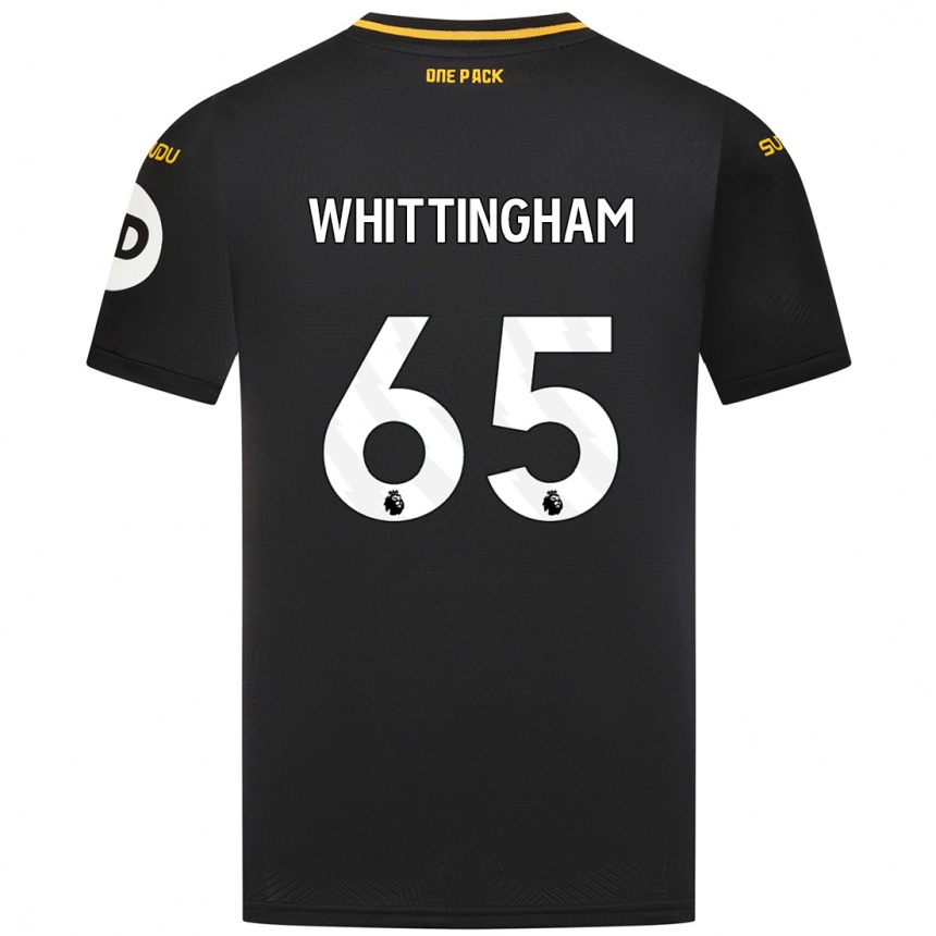 Niño Fútbol Camiseta Matthew Whittingham #65 Negro 2ª Equipación 2024/25 México