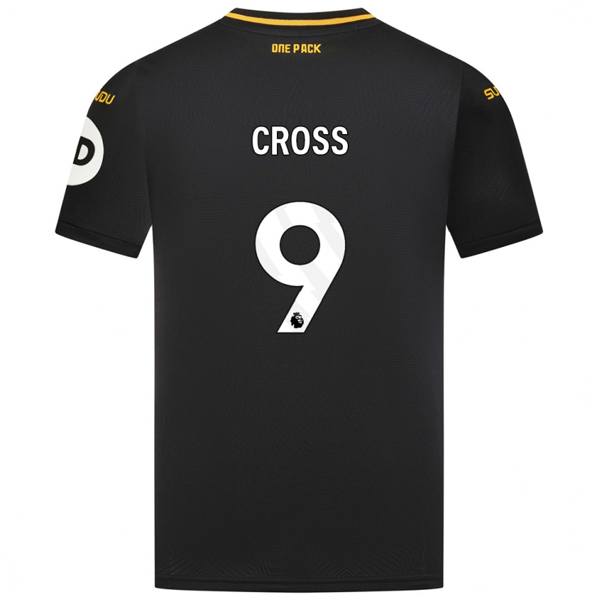 Niño Fútbol Camiseta Jade Cross #9 Negro 2ª Equipación 2024/25 México