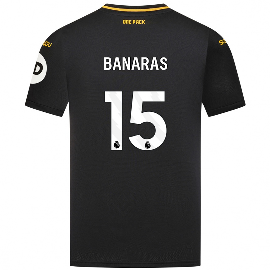 Niño Fútbol Camiseta Layla Banaras #15 Negro 2ª Equipación 2024/25 México