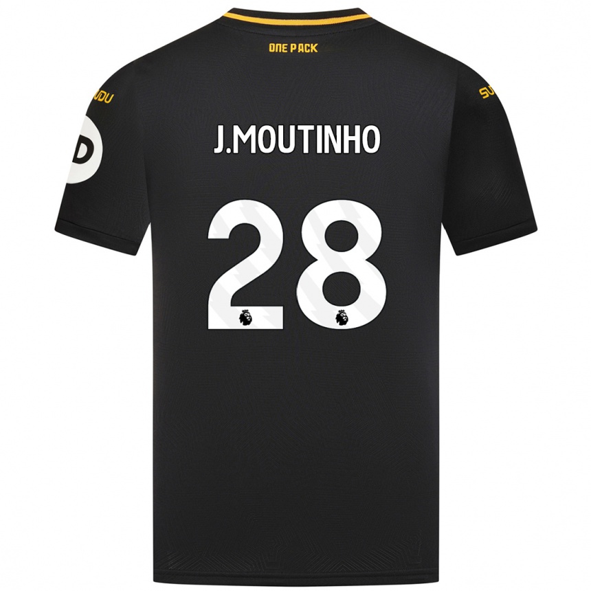 Niño Fútbol Camiseta Joao Moutinho #28 Negro 2ª Equipación 2024/25 México