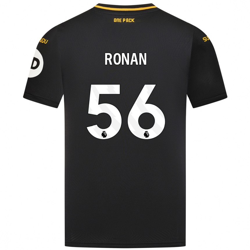 Niño Fútbol Camiseta Connor Ronan #56 Negro 2ª Equipación 2024/25 México