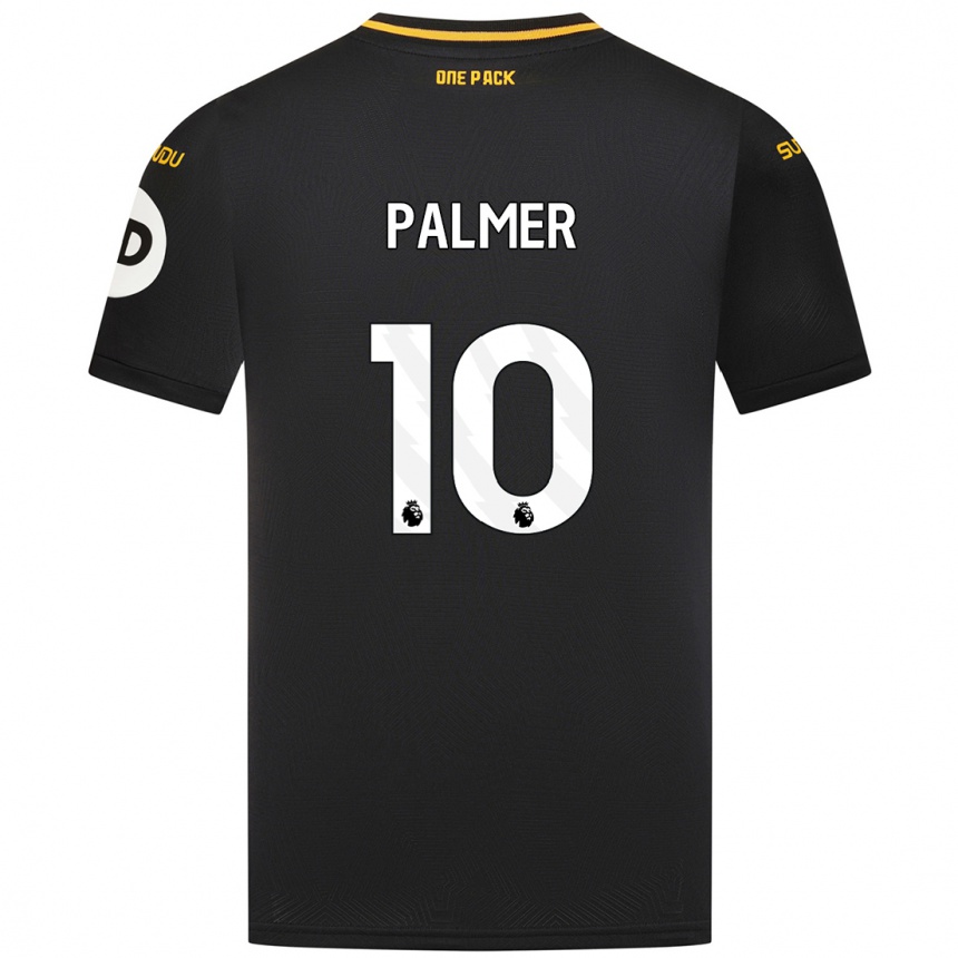 Niño Fútbol Camiseta Jamila Palmer #10 Negro 2ª Equipación 2024/25 México