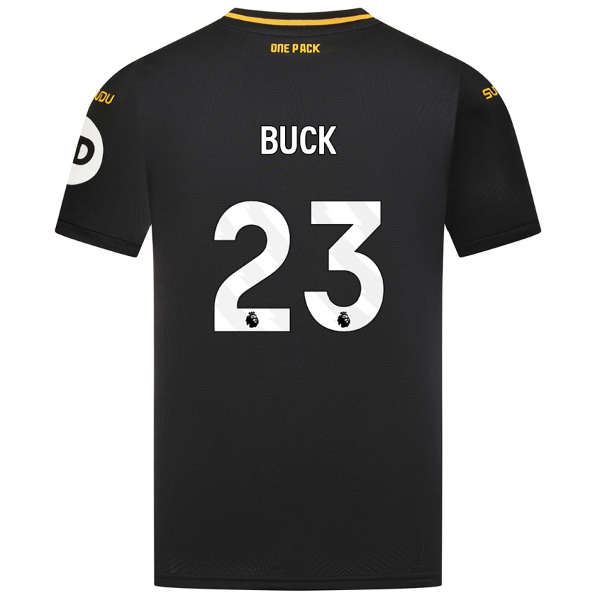 Niño Fútbol Camiseta Alex Buck #23 Negro 2ª Equipación 2024/25 México