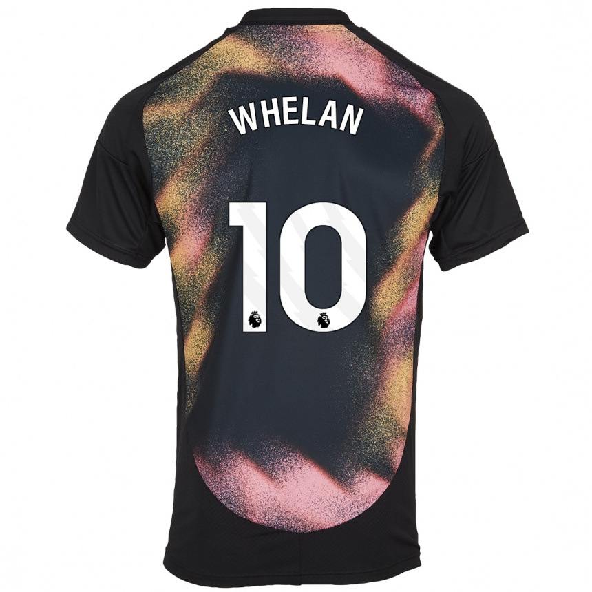 Niño Fútbol Camiseta Aileen Whelan #10 Negro Blanco 2ª Equipación 2024/25 México