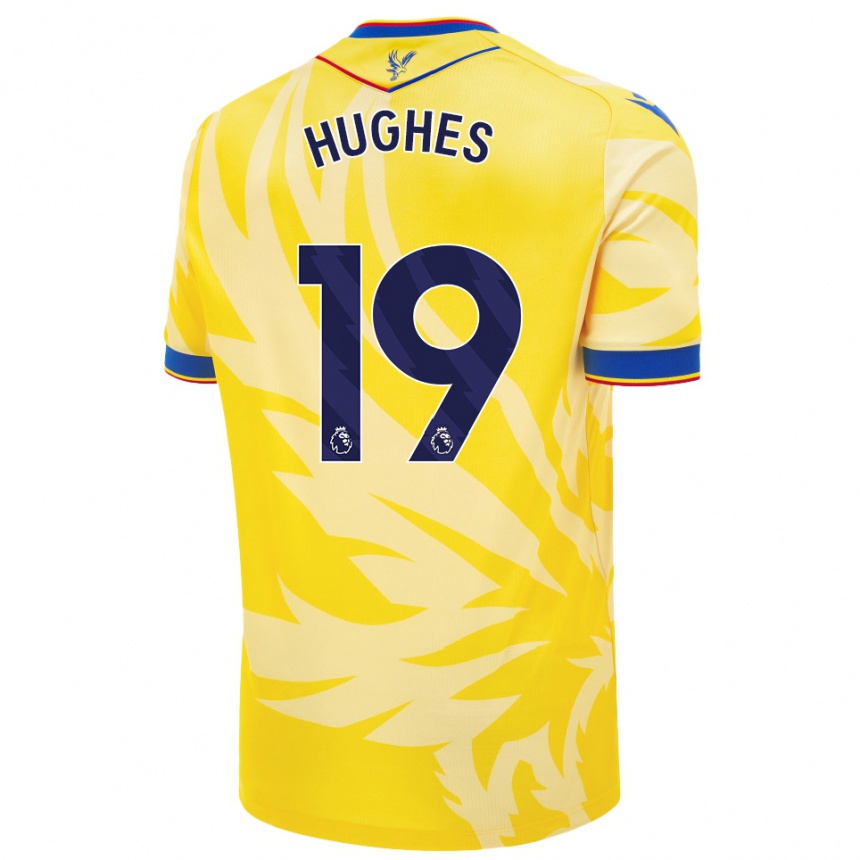 Niño Fútbol Camiseta Will Hughes #19 Amarillo 2ª Equipación 2024/25 México