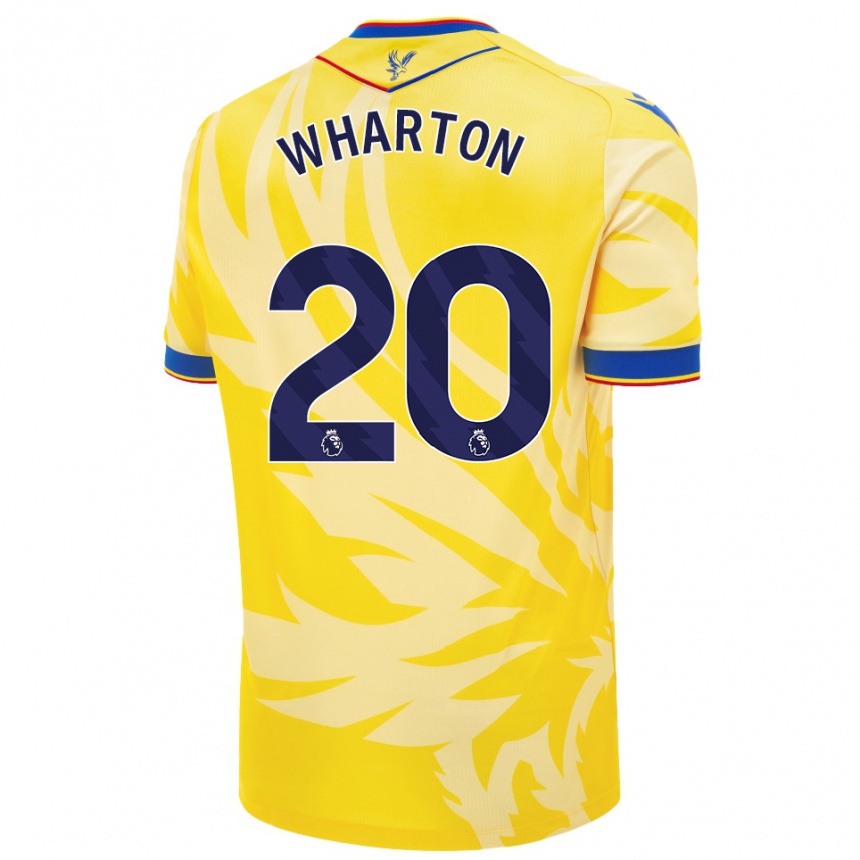 Niño Fútbol Camiseta Adam Wharton #20 Amarillo 2ª Equipación 2024/25 México