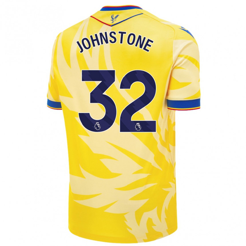 Niño Fútbol Camiseta Sam Johnstone #32 Amarillo 2ª Equipación 2024/25 México