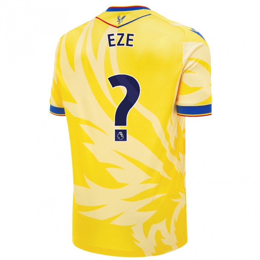 Niño Fútbol Camiseta Chimaechi Eze #0 Amarillo 2ª Equipación 2024/25 México