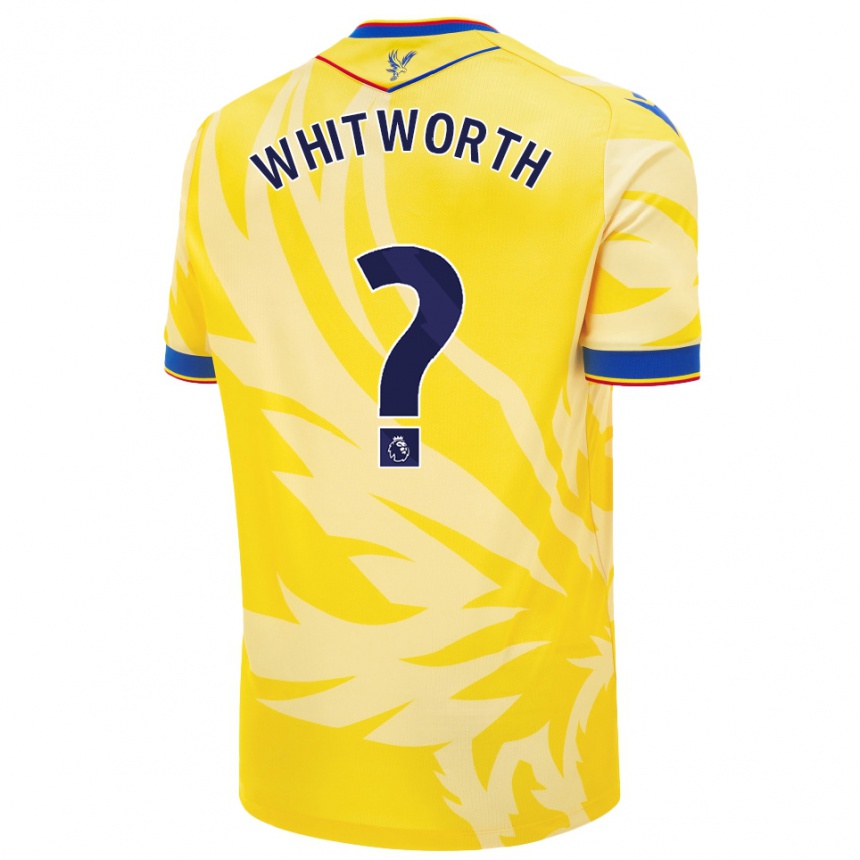 Niño Fútbol Camiseta Harry Whitworth #0 Amarillo 2ª Equipación 2024/25 México