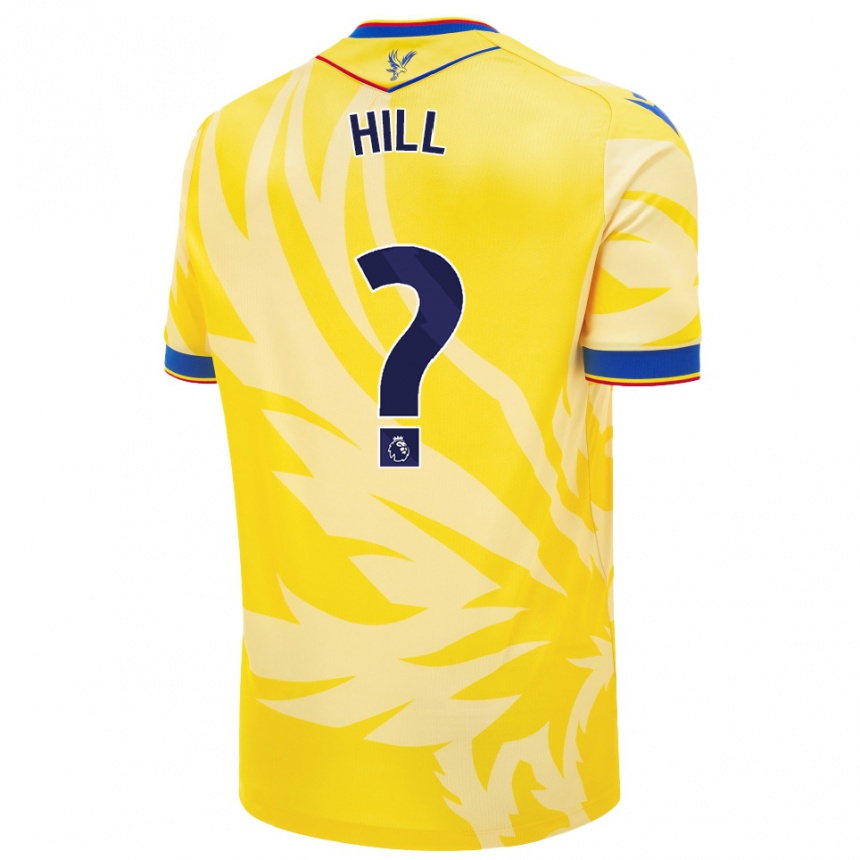 Niño Fútbol Camiseta Marcus Hill #0 Amarillo 2ª Equipación 2024/25 México