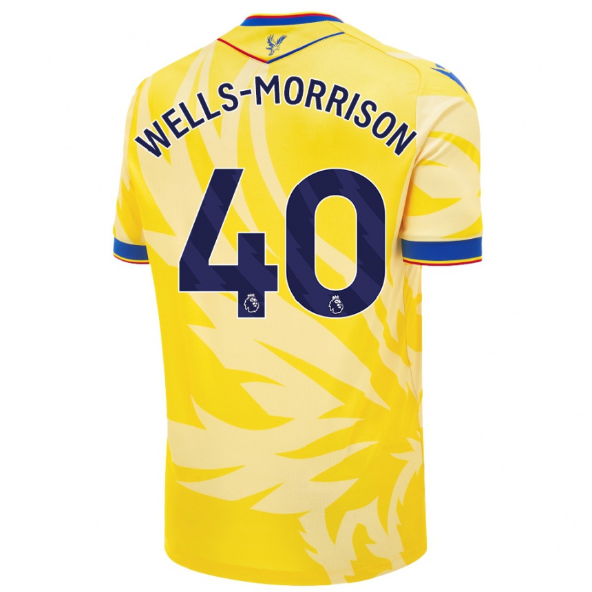 Niño Fútbol Camiseta Jack Wells-Morrison #40 Amarillo 2ª Equipación 2024/25 México