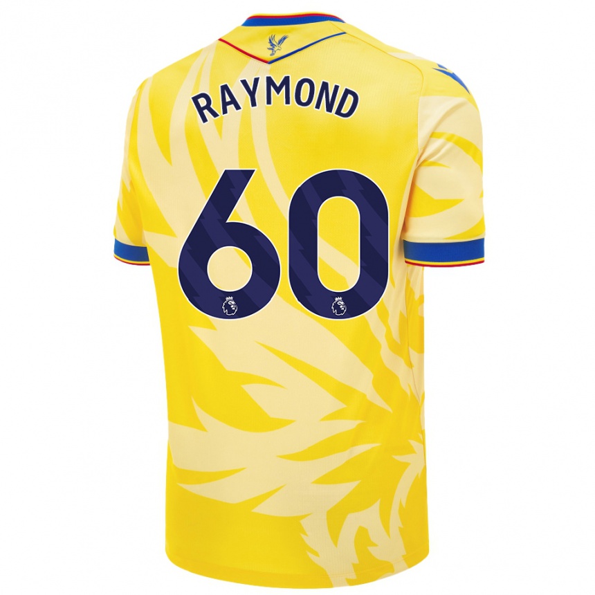 Niño Fútbol Camiseta Jadan Raymond #60 Amarillo 2ª Equipación 2024/25 México