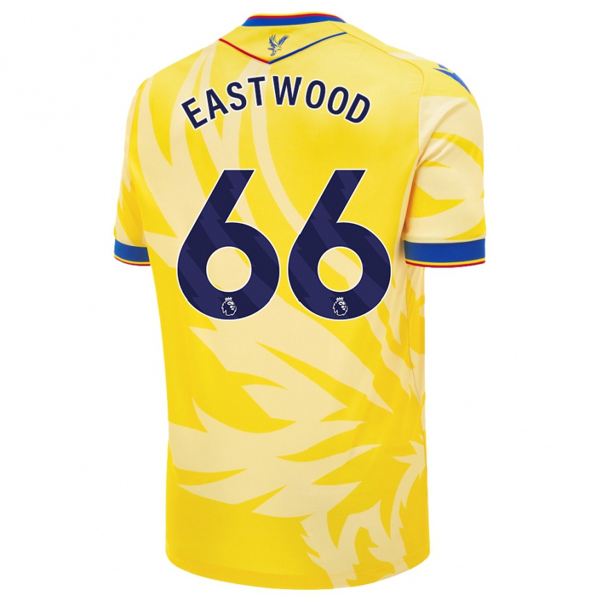 Niño Fútbol Camiseta Billy Eastwood #66 Amarillo 2ª Equipación 2024/25 México