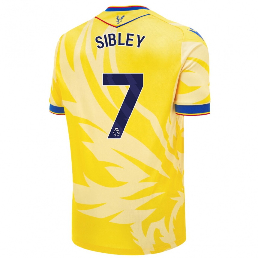 Niño Fútbol Camiseta Isabella Sibley #7 Amarillo 2ª Equipación 2024/25 México