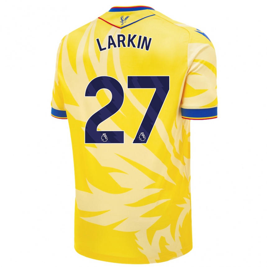 Niño Fútbol Camiseta Abbie Larkin #27 Amarillo 2ª Equipación 2024/25 México