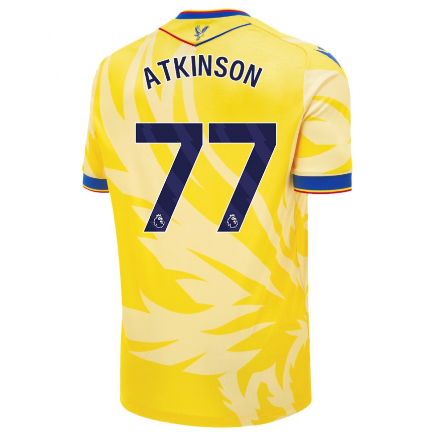 Niño Fútbol Camiseta Isibeal Atkinson #77 Amarillo 2ª Equipación 2024/25 México