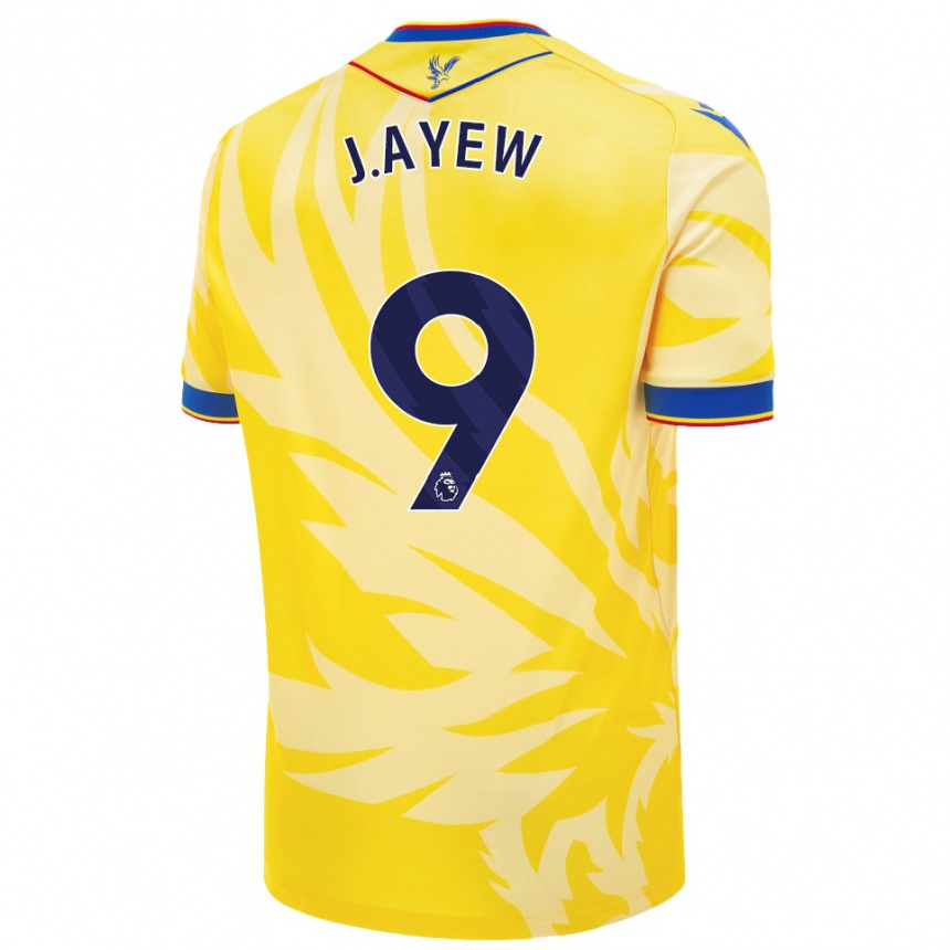 Niño Fútbol Camiseta Jordan Ayew #9 Amarillo 2ª Equipación 2024/25 México