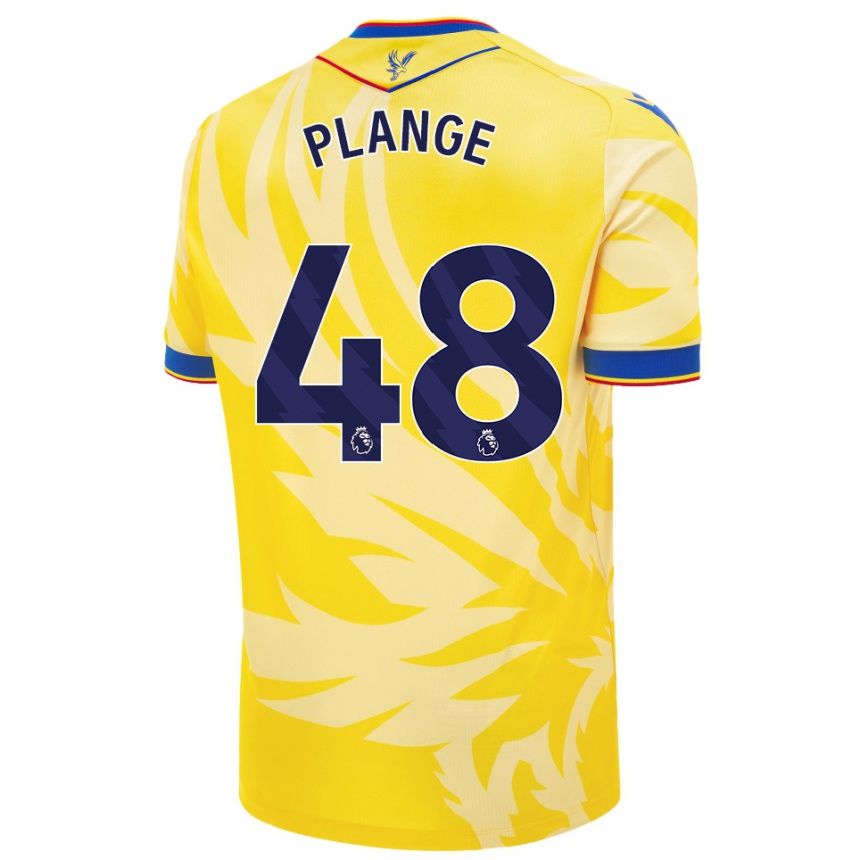 Niño Fútbol Camiseta Luke Plange #48 Amarillo 2ª Equipación 2024/25 México