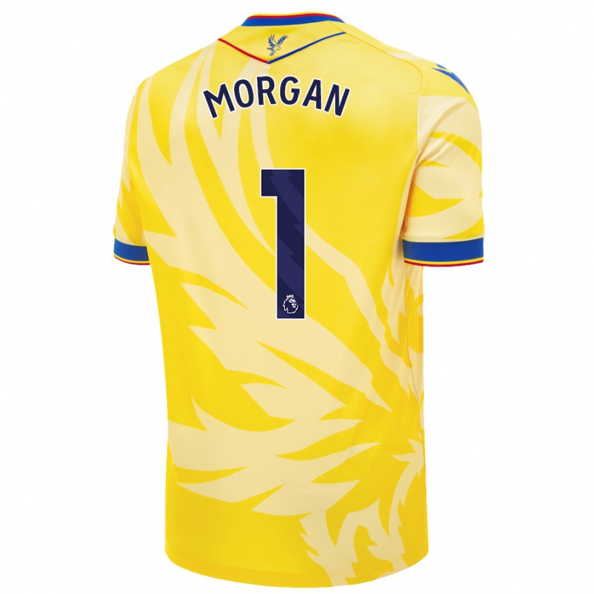 Niño Fútbol Camiseta Chloe Morgan #1 Amarillo 2ª Equipación 2024/25 México