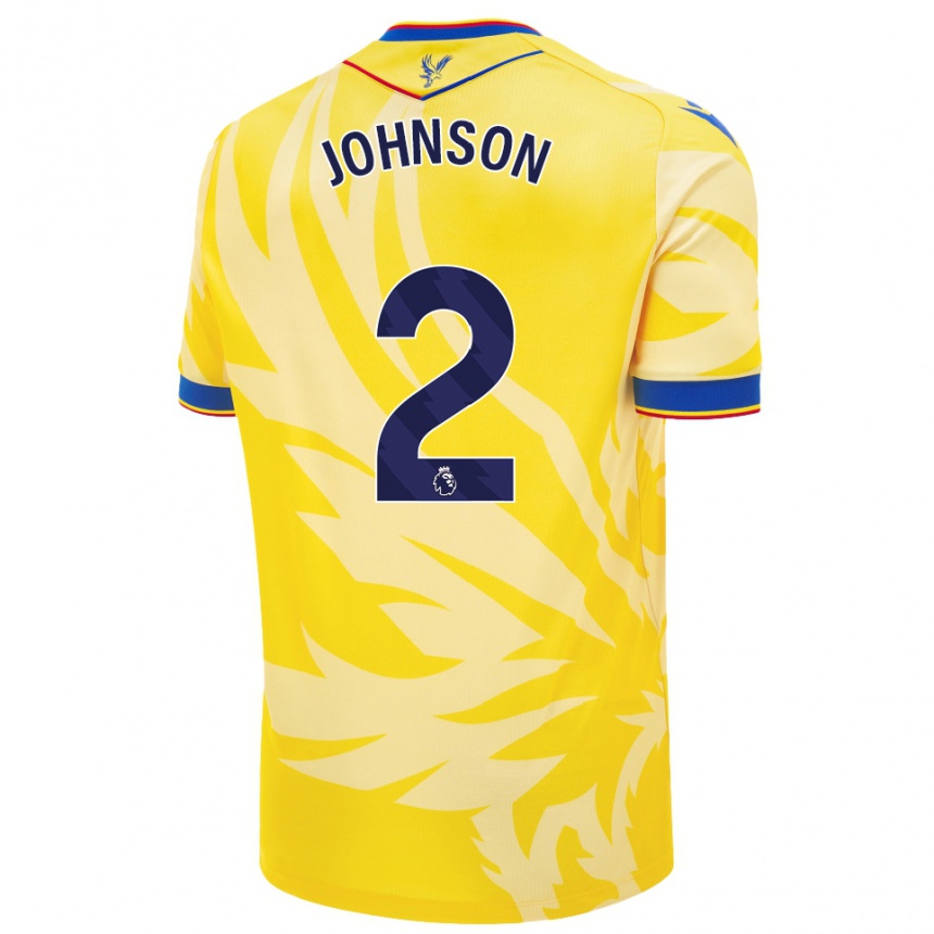 Niño Fútbol Camiseta Annabel Johnson #2 Amarillo 2ª Equipación 2024/25 México