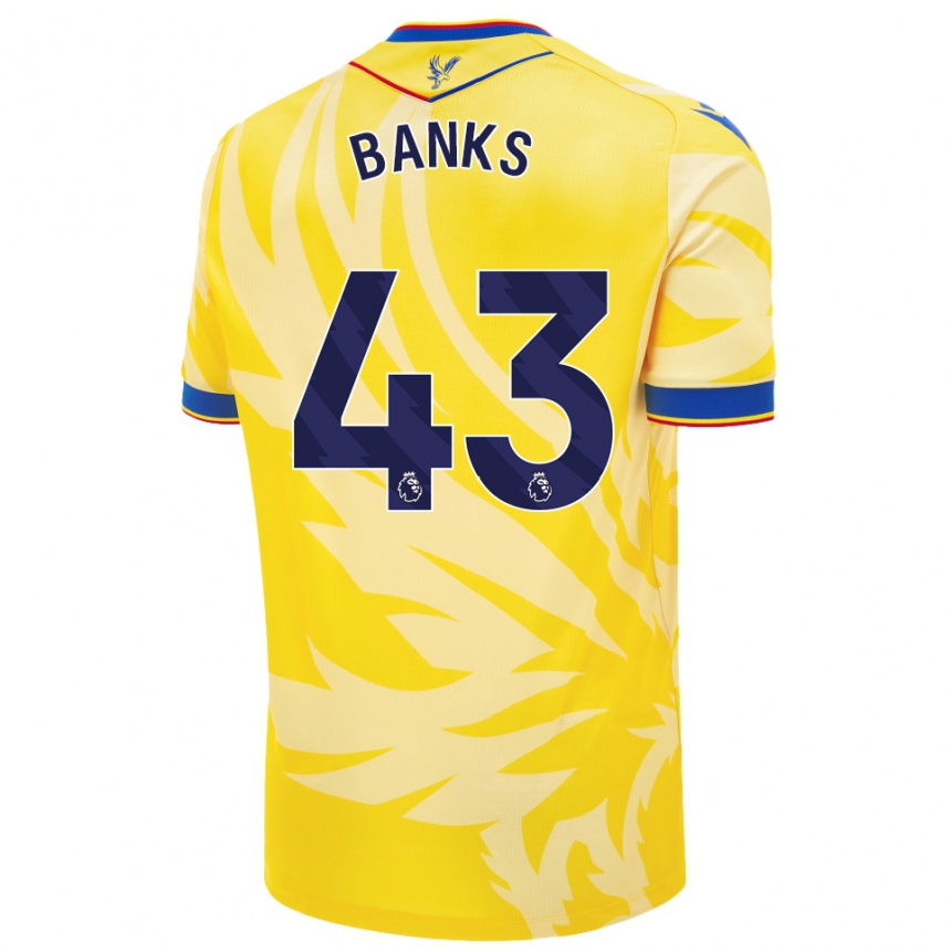 Niño Fútbol Camiseta Scott Banks #43 Amarillo 2ª Equipación 2024/25 México