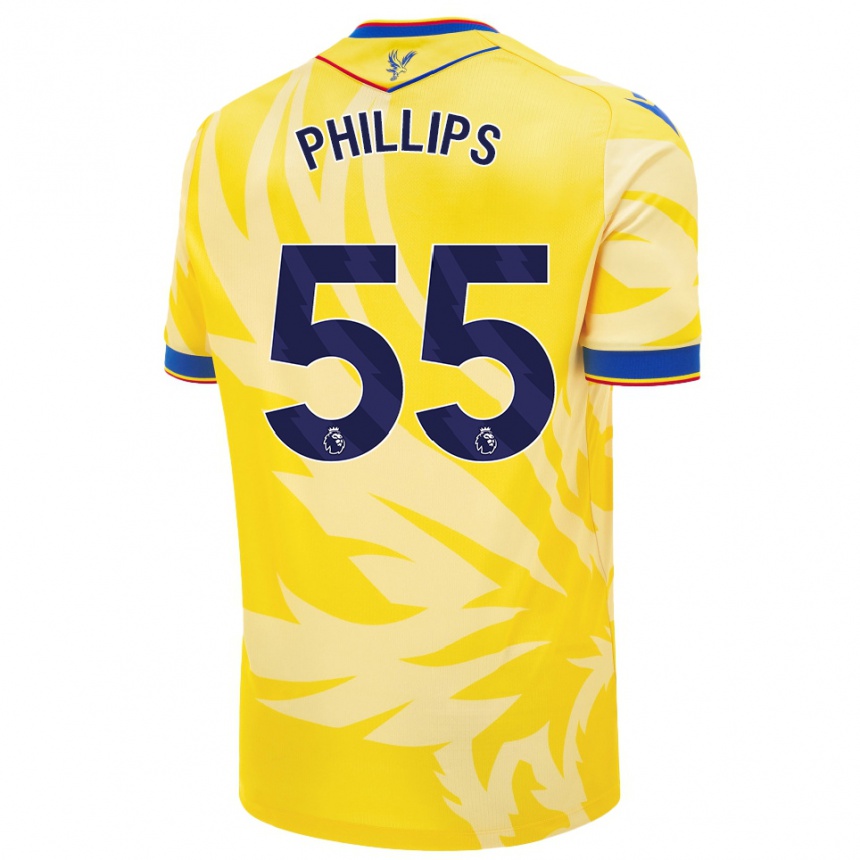 Niño Fútbol Camiseta Killian Phillips #55 Amarillo 2ª Equipación 2024/25 México