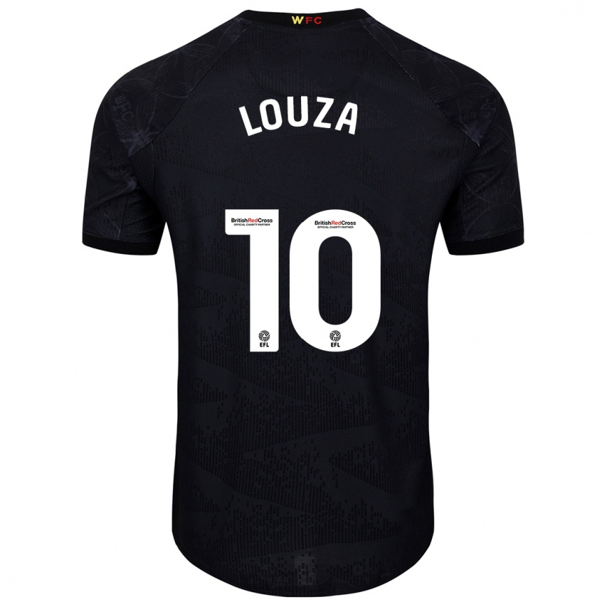 Niño Fútbol Camiseta Imrân Louza #10 Negro Blanco 2ª Equipación 2024/25 México