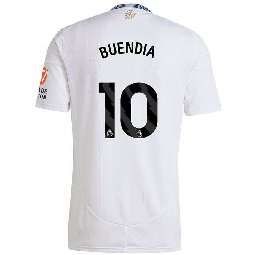 Niño Fútbol Camiseta Emiliano Buendía #10 Blanco 2ª Equipación 2024/25 México