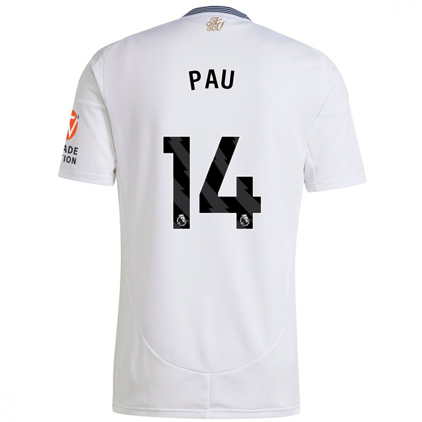 Niño Fútbol Camiseta Pau Torres #14 Blanco 2ª Equipación 2024/25 México