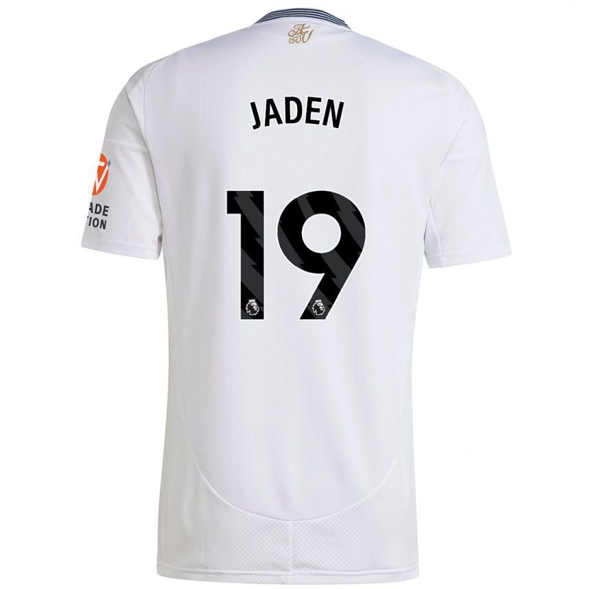 Niño Fútbol Camiseta Jaden Philogene #19 Blanco 2ª Equipación 2024/25 México