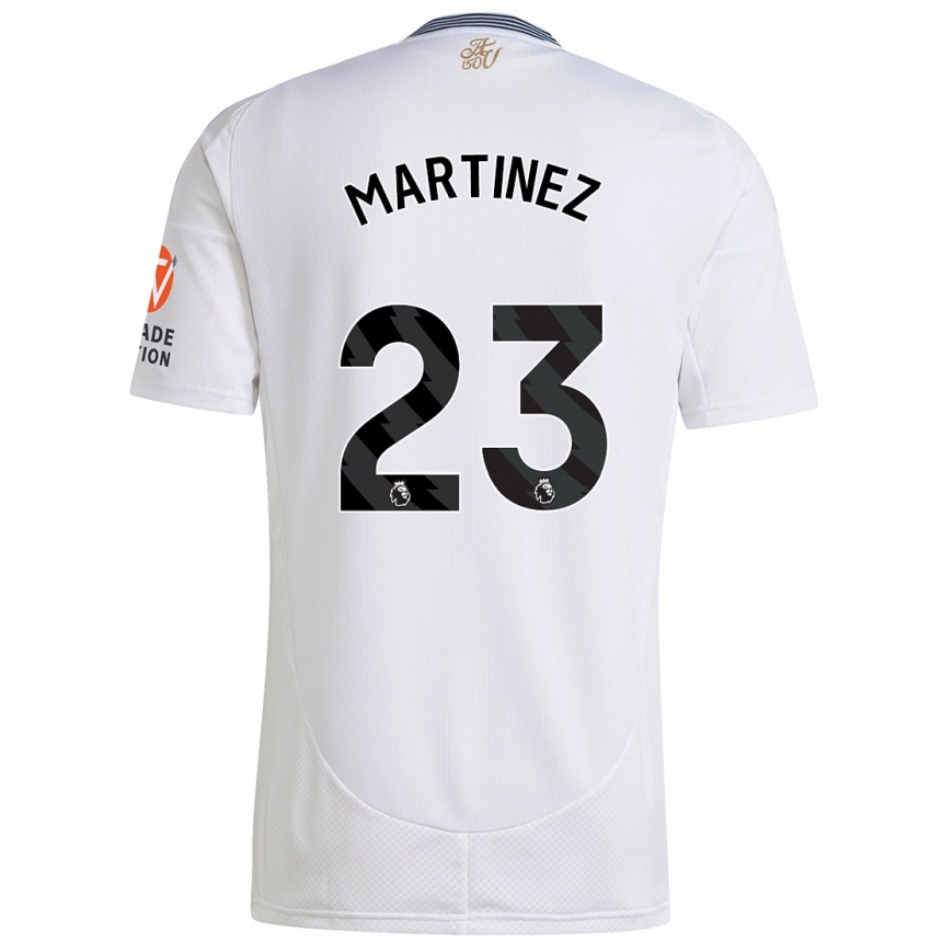 Niño Fútbol Camiseta Emiliano Martínez #23 Blanco 2ª Equipación 2024/25 México